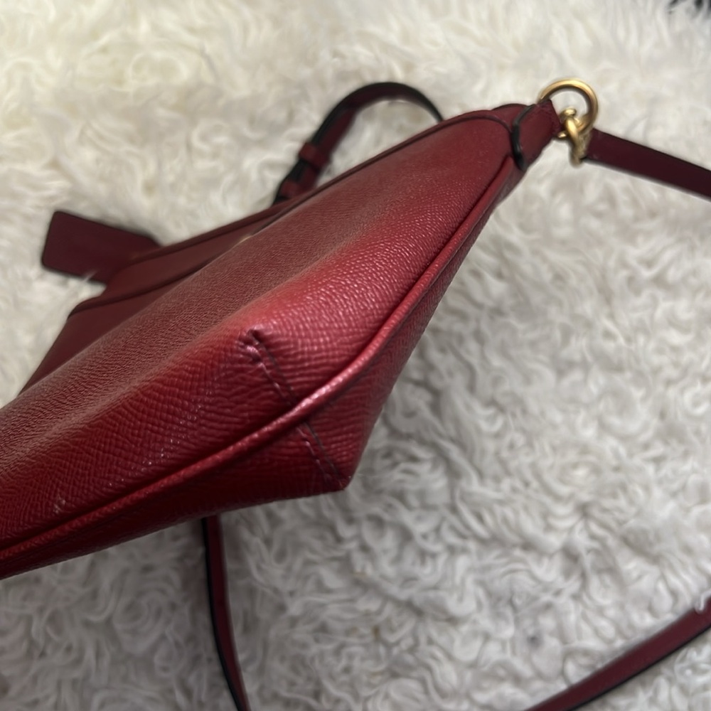 Coach Red Kitt Crossbody Bag small - Picture 13 of 13